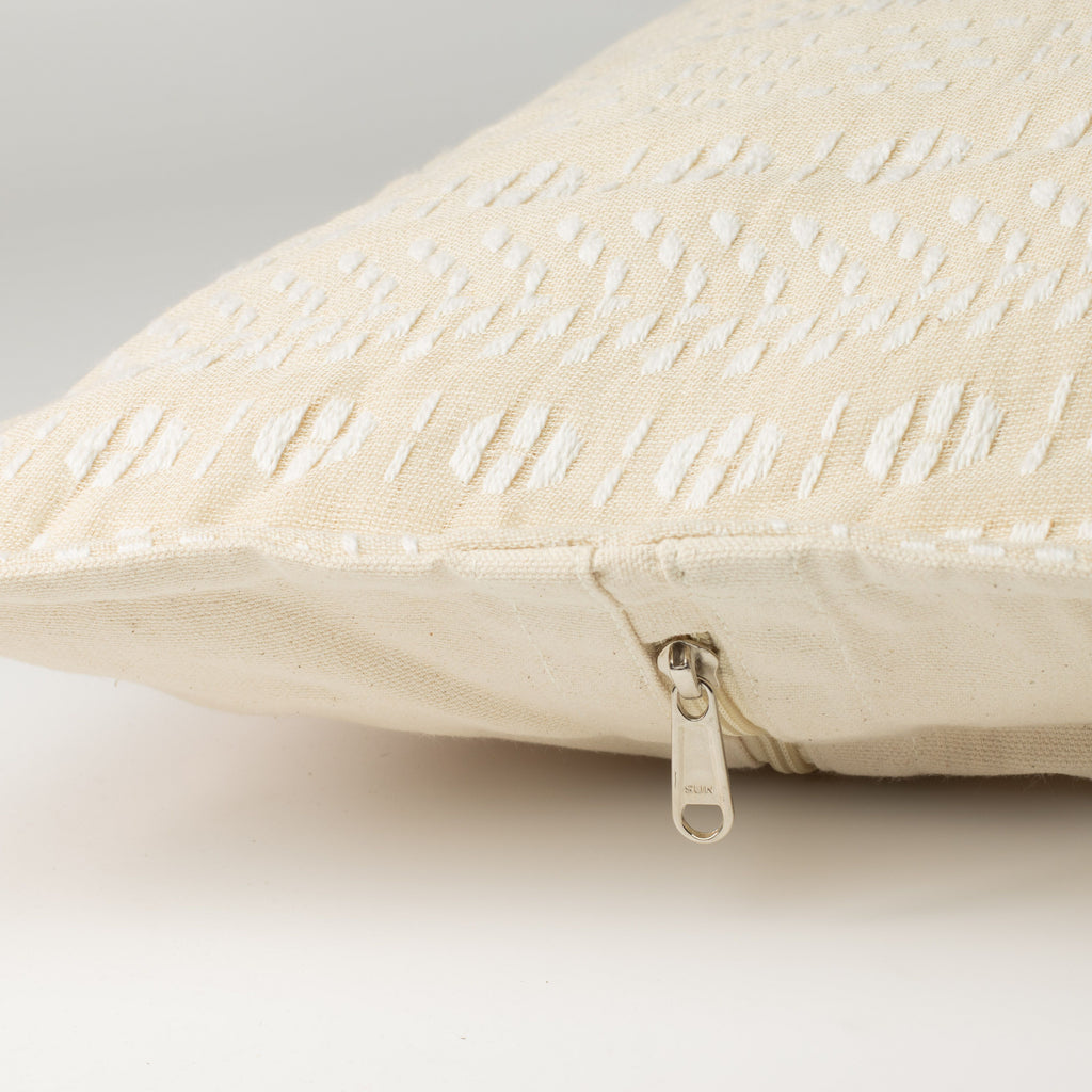 Soft Stone woven cotton cushion cover, 60 × 60 cm