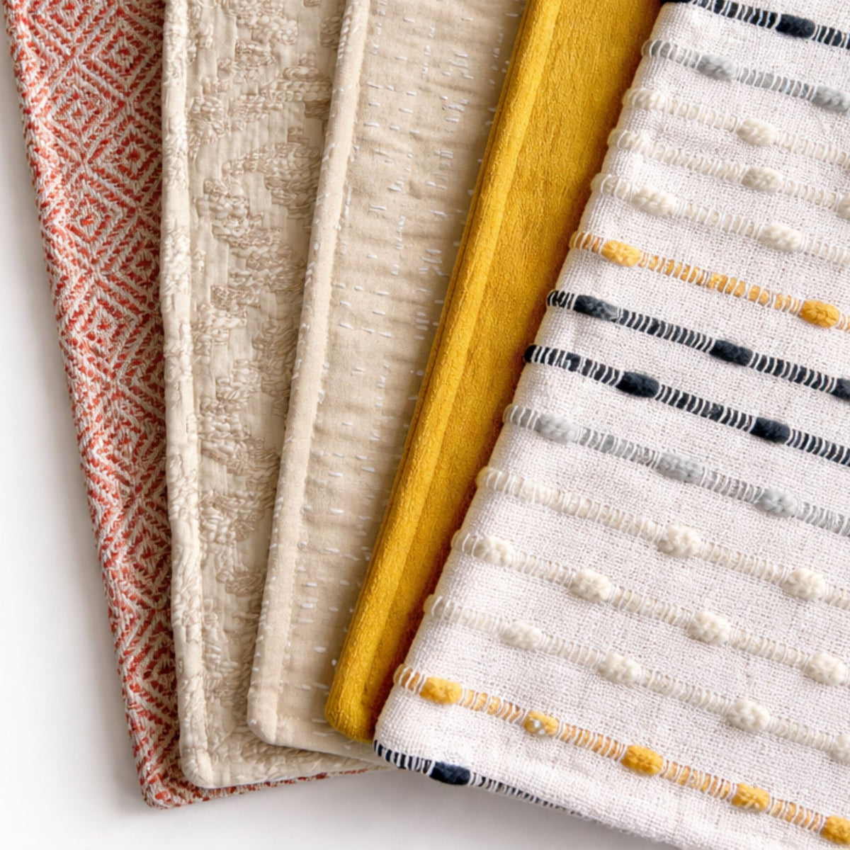 Soft Stone woven cotton cushion cover, 60 × 60 cm
